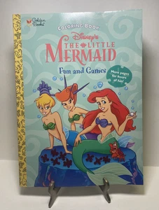 Vintage The Little Mermaid Special Edition Coloring Book Golden Books 1997  NEW - Picture 1 of 5