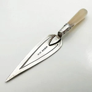 VINTAGE BOOKMARK STERLING SILVER ELIZABETH II LONDON 1985 ARI D NORMAN - Picture 1 of 4