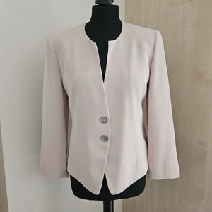 Jaques Vert Peach Blush Two Piece Skirt Suit. Size 10. - Picture 1 of 11