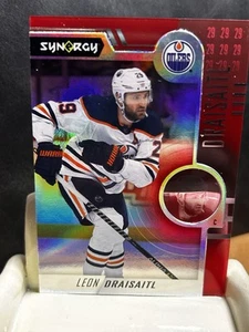 LEON DRAISAITL 2023-24 Upper Deck Synergy RED BOUNTY oliatori EDM non graffiati #15 - Foto 1 di 2