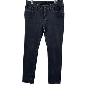 Prana Women's Size 12/31 regular Inseam Dark Wash Stretch Denim Jeans - Picture 1 of 8