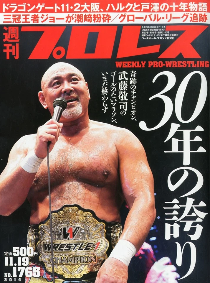 Weekly Pro Wrestling November 19, 2014 [magazine] book form JP - Image 1 of 1