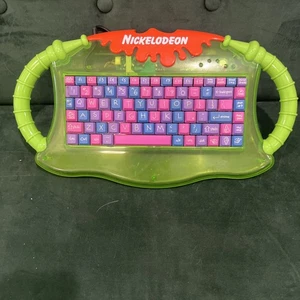 Klawiatura Nickelodeon Vintage 94 95 Brainworks Green Slime PC Comp przetestowana działająca - Zdjęcie 1 z 5