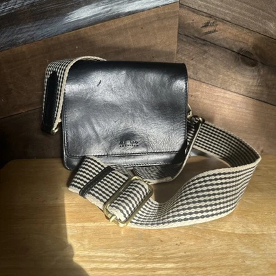 O my Bag Amsterdam Vegan Leather Audrey Mini Black Crossbody Purse - Image 1 of 4