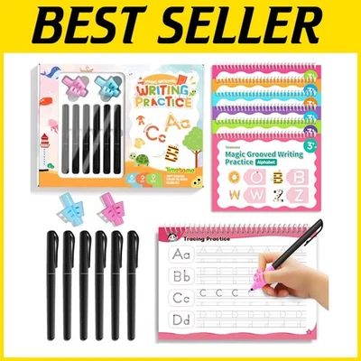 All-in-One Magic Grooved Handwriting Practice for Toddlers - 6 Reusable Books - Image 1 of 4