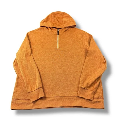 Sudadera con capucha de golf Nike Dri-Fit jaspeada naranja quemado 1/4 cremallera DN1906-815 para hombre XL $110 Foto 1 de 4