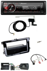 Pioneer 1DIN MP3 DAB USB Lenkrad Autoradio für VW T6 2015-2019 piano schwarz - Bild 1 von 11