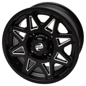 4/137 Tusk Tintic Wheel 15x7 5.0 + 2.0 Milled/Black For Can-Am Maverick Sport - Picture 1 of 7