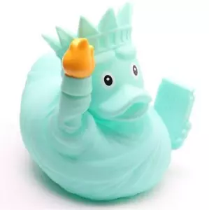 Badeenten XXL Ente Freedom Quietscheente Quietscheentchen Gummiente Plastikente - Bild 1 von 5