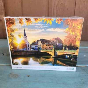 Colorcraft Strasbourg Sundown Jigsaw Puzzle 1000 piece Scenic France COMPLETE  - Picture 1 of 4