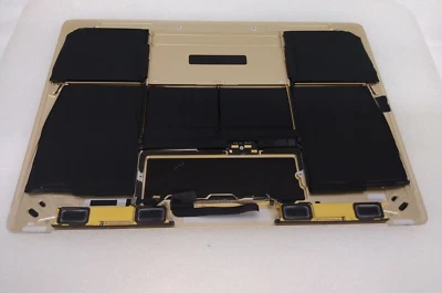 Capa inferior Apple MacBook 12 polegadas A1534 com bateria ouro rosa - Imagem 1 de 4