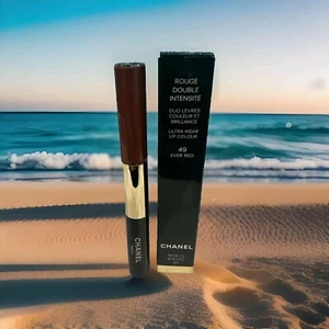 CHANEL ROUGE DOUBLE INTENSITE ULTRA WEAR LIP COLOR 49 EVER RED NEW DISCONTINUED! - Picture 1 of 6