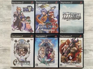 SONY PS2 Eternal Mana 1 2 & Grand Fantasm & Ar Tonelico 1 2 & Venus & Braves set - Picture 1 of 14