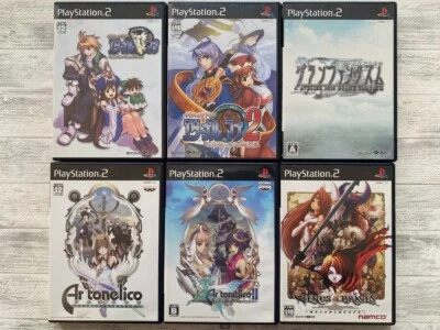 SONY PS2 Eternal Mana 1 2 & Grand Fantasm & Ar Tonelico 1 2 & Venus & Braves set - Image 1 of 4