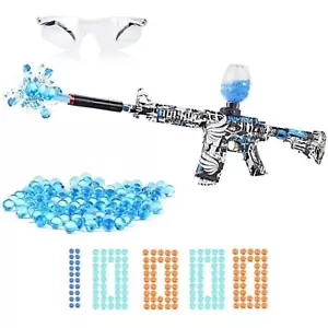 Pistolet à Eau Électrique 10000 Billes Gel Jouet Extérieur Garçon Bleu - Foto 1 di 6