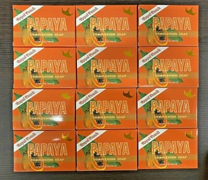 Royal Touch Papaya Complexion Soap { PACK OF 12 } 125g EACH FREE SHIPPING - Picture 1 of 3