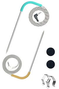 Meat Probe for Traeger Grills. Premium 3.5Mm Plug with Traeger Meat Probe, 2Pc M - Picture 1 of 7
