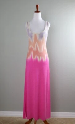 Vestido midi PRABAL GURUNG $1395 cachemir seda lana virgen tie dye talla mediana Foto 1 de 4