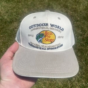 Nuevo con etiquetas Gorra ajustable de pesca Bass Pro Shops Springfield Missouri vintage - Imagen 1 de 8