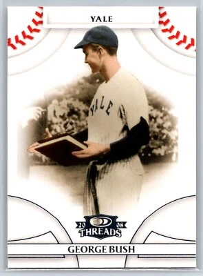 2008 Donruss Threads George Bush Yale Bulldogs #33 - Image 1 of 2