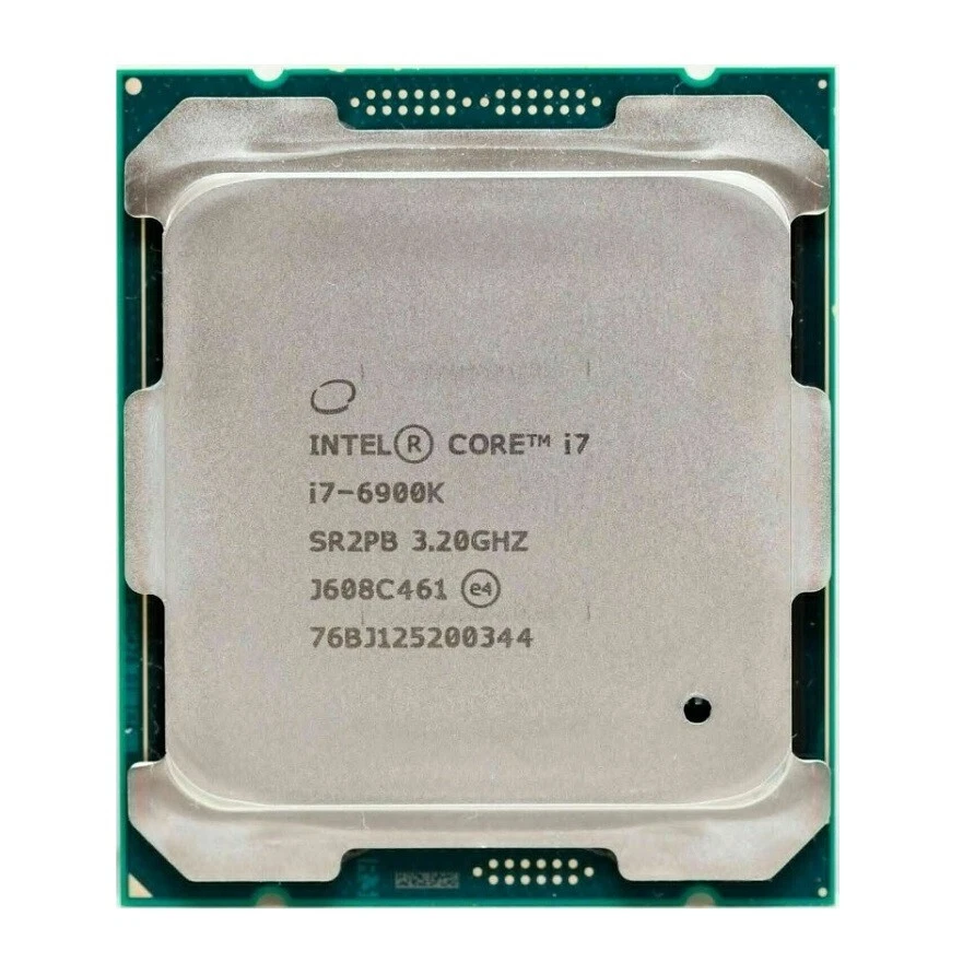 Intel Core i7-6900K 3.2GHz 8-Core 16-Threads 140W 20MB LGA2011-3 CPU Processor - Image 1 of 1
