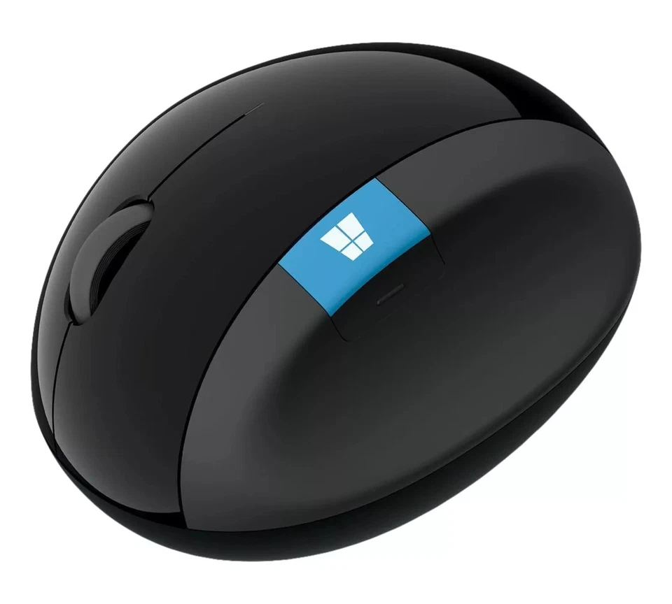 Microsoft Sculpt Ergonomic Mouse, Wireless Mouse for Natural Wrist Black - Image 1 of 1