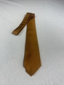 Corbata de seda Barba Napoli naranja maciza hecha en Italia - Imagen 1 de 4