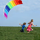 1.4m/2m/2.7m Colored Dual Line Stunt Power Sport Kite Outdoor Seaside Beach