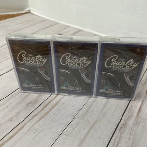 Country Gold Hot Hits 3 Tape Lot 1985-1990 Cassette Tapes New Sealed - Picture 1 of 4
