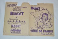 ANCIEN PROTEGE CAHIER LOUISON BOBET TOUR DE FRANCE 1955