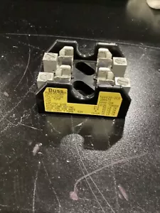 Bussmann T60030-2CR Buss Fuse Holder 2 Pole 30A 600V Class T Fuse #682PT108FML - Picture 1 of 3