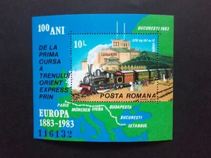 1983 - Romania-100 Years sinc first travel with Orient Express ,Mi.Bk.198 MNH - Picture 1 of 1