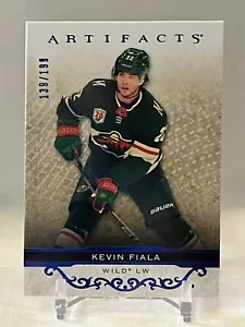 2021-22 UD Artifacts Blu Reale/199 Kevin Fiala #54 - Foto 1 di 2