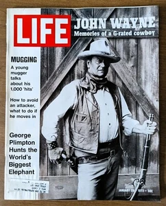 LIFE Magazine Jan 1972 John Wayne Memoirs Vietnam War Plane Crash VTG Ads - Bild 1 von 10
