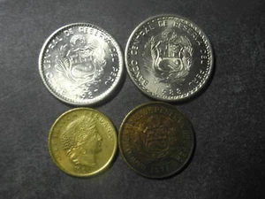 5419 -PERU - FOUR COINS - Picture 1 of 6
