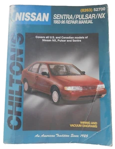 Chilton Nissan Sentra/Pulsar/NX 1982-96 Repair Manual - Picture 1 of 6