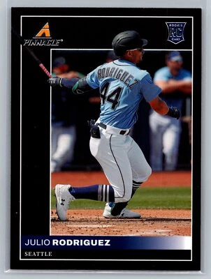 2022 Panini Chronicles Pinnacle Julio Rodriguez #12 Seattle Mariners - Image 1 of 2