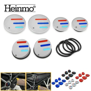 6PCS Aluminum Frame Hole Plug Cap Cover Set For R1200GS LC Adv R1250GS Adventure - Picture 1 of 7