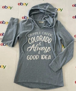 LoneRock Clothing Women's:S  cripple creek longsleeve sweatshirt hoodie Light - Picture 1 of 3