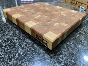 Handmade Mahogany And Maple End Grain Cutting Board, Charcuterie Board - Picture 1 of 5