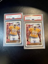 (2) 1995 Bowman #12 Warren Sapp RC PSA 8 NM-MT Tampa Bay Buccaneers Rookie HOF