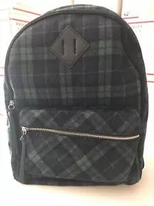 NUEVO CON ETIQUETAS MOCHILA JEAN ARIZONA CO. - MUJER - RET $40 - NEGRO A CUADROS CON PUNTO NEGRO (5BX34 01) (x2) - Imagen 1 de 7