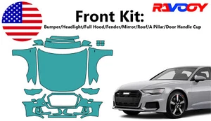 For Audi A6 S-Line 2024-2025 Front Paint Protection Film PreCut Kit PPF - Picture 1 of 7