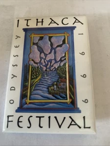 Vintage Pinback Button Ithaca Festival 1999 2 cm Metall - Bild 1 von 3