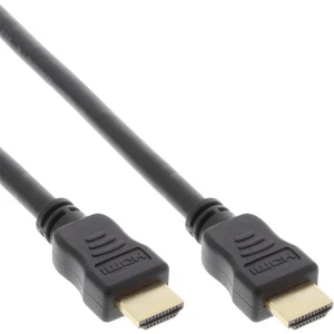 10x InLine HDMI Kabel High Speed Ethernet Stecker->Stecker schwarz vergoldet 3m - Afbeelding 1 van 2