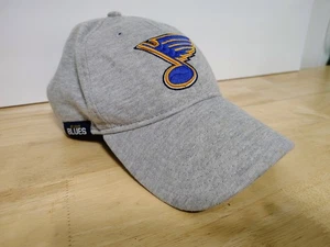 NHL St. Louis Blues New Era 9Twenty Adjustable Hat New Gray Womens 100% Cotton - Picture 1 of 11