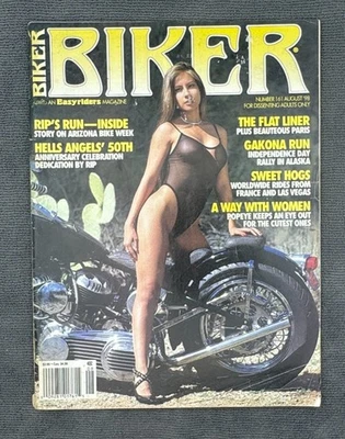 Biker Magazine August 1998 Issue 161 Hells Angels 50th Easyriders - Image 1 of 3