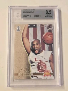 1996 Score Board handsigniert Basketball #15 Kobe Bryant handsigniert Bk BGS 8.5 - Bild 1 von 3