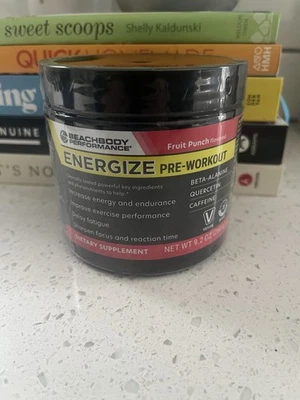 Beachbody Performance Energize Pre-Workout-Fruit Punch BEST BEFORE DATE 2/2024 - Image 1 of 2
