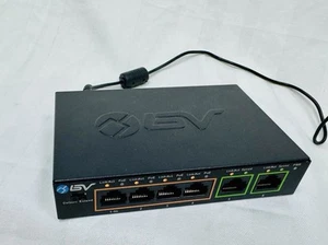 BV-Tech 6 Port POE Switch-4 PoE Port+2 Ethernet Uplink Ext. Function 60W 802.3at - Picture 1 of 5